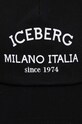 Бавовняна бейсболка Iceberg 7104.6920 чорний SS25