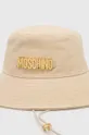 Bombažni klobuk Moschino 100 % Bombaž