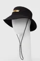 Bavlnený klobúk Moschino čierna