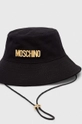 чёрный Шляпа из хлопка Moschino