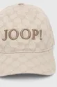 Βαμβακερό καπέλο του μπέιζμπολ Joop! μπεζ