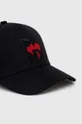 Βαμβακερό καπέλο του μπέιζμπολ DKNY HEART OF NY μαύρο