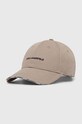 Karl Lagerfeld pamut baseball sapka aplikációval bézs 240W3408