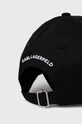 Akcesoria Karl Lagerfeld czapka z daszkiem 240W3422 czarny