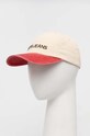 Bavlněná baseballová čepice Pepe Jeans LUCIL bavlna červená PL040348