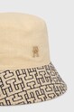 Tommy Hilfiger pălărie de in AW0AW16043 bej SS24