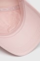 Tommy Hilfiger czapka z daszkiem bawełniana różowy AW0AW16170