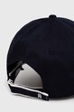 Akcesoria Tommy Hilfiger czapka z daszkiem bawełniana AW0AW16177 granatowy