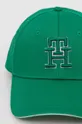 Tommy Hilfiger czapka z daszkiem bawełniana zielony