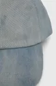 Samsoe Samsoe czapka z daszkiem jeansowa niebieski