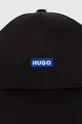 Pamučna kapa sa šiltom Hugo Blue crna
