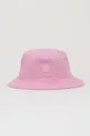 roza Bombažni klobuk Hugo Blue Ženski