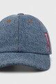 Moschino Jeans czapka z daszkiem jeansowa 3601.3244 niebieski SS24