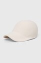 MAX&Co. cappello con visiera in cotone lana beige 2416571036200