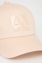 Бавовняна бейсболка Armani Exchange 944200.4R100 помаранчевий SS24