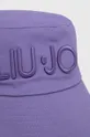 Liu Jo kapelusz bawełniany fioletowy