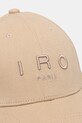 IRO șapcă de baseball din bumbac WF90GREB bej SS25