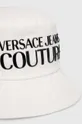 Βαμβακερό καπέλο Versace Jeans Couture λευκό