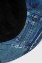 Bavlnený klobúk Versace Jeans Couture modrá 76HAZK06.ZG266