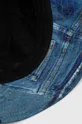modra Bombažni klobuk Versace Jeans Couture