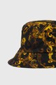 Doplnky Bavlnený klobúk Versace Jeans Couture 76HAZK06.ZG267 čierna