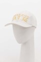 Versace Jeans Couture czapka z daszkiem bawełniana aplikacja biały 76HAZK32.ZG207