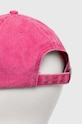 Akcesoria Versace Jeans Couture czapka z daszkiem bawełniana 76HAZK37.ZG274 różowy