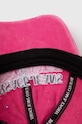 Versace Jeans Couture czapka z daszkiem bawełniana różowy 76HAZK37.ZG274
