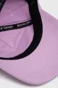 fioletowy Versace Jeans Couture czapka z daszkiem bawełniana