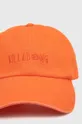 Βαμβακερό καπέλο του μπέιζμπολ Billabong πορτοκαλί