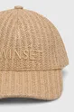 Βαμβακερό καπέλο του μπέιζμπολ Twinset μπεζ