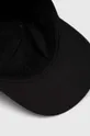 czarny Twinset czapka z daszkiem bawełniana