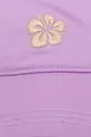 Roxy czapka z daszkiem bawełniana fioletowy