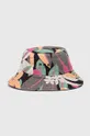multicolor Roxy kapelusz dwustronny bawełniany Jasmine Paradise Damski