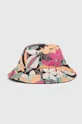 multicolor Roxy kapelusz dwustronny bawełniany Jasmine Paradise