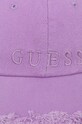 Бавовняна бейсболка Guess AW9493.COT01 фіолетовий SS24