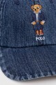 Polo Ralph Lauren czapka z daszkiem bawełniana 211949925 granatowy SS24