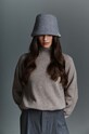 Kapa iz kašmirja LE SH KA headwear Grey Bucket GreyBucket siva SS24