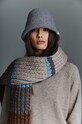 Kapa iz kašmirja LE SH KA headwear Grey Bucket siva GreyBucket