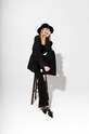 LE SH KA headwear kapelusz Moon Canotier czarny MoonCanotier