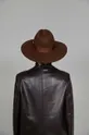 beżowy LE SH KA headwear kapelusz Brown Fedora