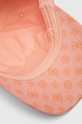 Bavlněná baseballová čepice Guess PEONY růžová V4GZ01.WFKN0