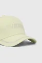Βαμβακερό καπέλο του μπέιζμπολ Guess πράσινο