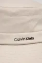 Bavlnený klobúk Calvin Klein béžová