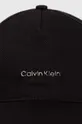 Calvin Klein berretto da baseball in cotone nero