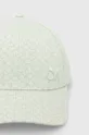 Βαμβακερό καπέλο του μπέιζμπολ Calvin Klein πράσινο
