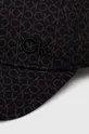 Calvin Klein czapka z daszkiem bawełniana czarny