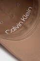 Bavlnená šiltovka Calvin Klein hnedá K60K612000