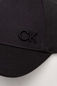 Calvin Klein czapka z daszkiem bawełniana K60K612000 czarny AW24