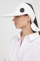 biały MMC STUDIO czapka z daszkiem bawełniana Damski